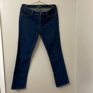 Ralph Lauren straight jeans size 8 mid rise